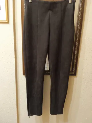 Pantalón Zara Mujer Talla L Gris