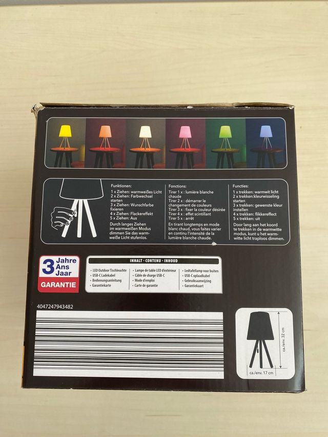 Lampada da tavolo LED per esterni Casalux