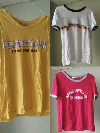 Lote 3 Camisetas Verano Talla L