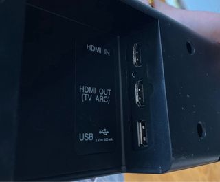 impecable Barra de sonido LG negra poco uso