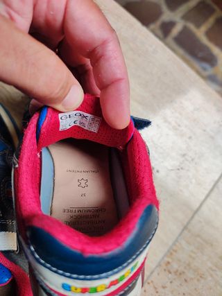 Scarpe Geox Super Mario con luci