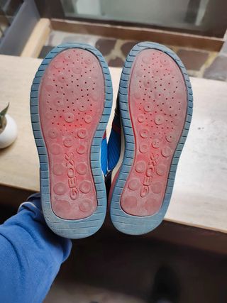 Scarpe Geox Super Mario con luci