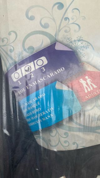 Disfraz Hombre Enmascarado Talla 2 , equivale M 