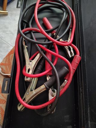Pinzas de batería coche (cables arranque)