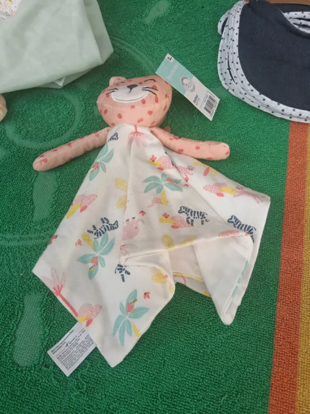 Trapito de bebé  niña con estampado de animales