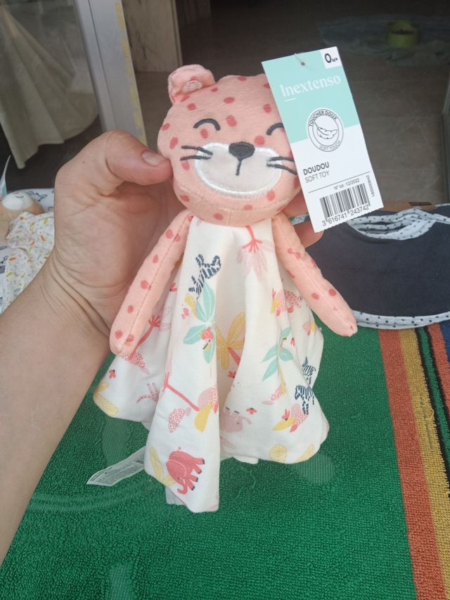 Trapito de bebé  niña con estampado de animales