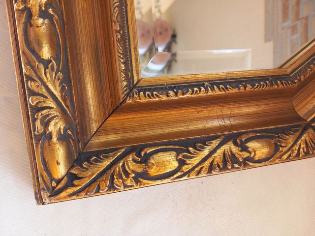 Espejo Vintage Madera Tallada