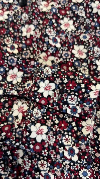 Blusa LUNA LLENA Estampada Burdeo