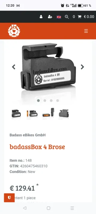 Delimitatore per bici elettriche BADASSBOX BROSE motor 