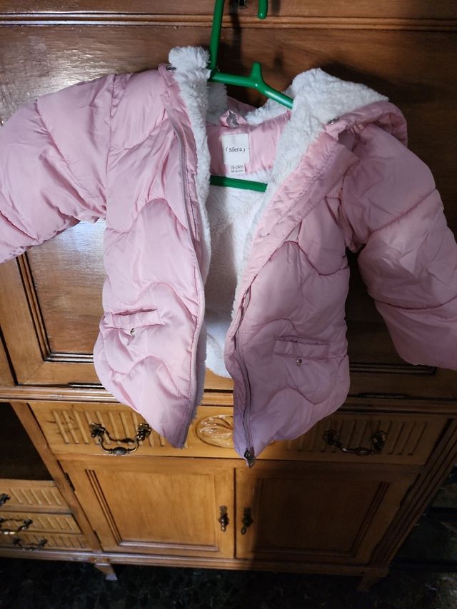 Abrigo borreguito Sfera Niña 18-24m