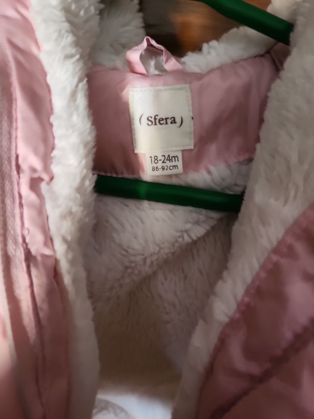 Abrigo borreguito Sfera Niña 18-24m