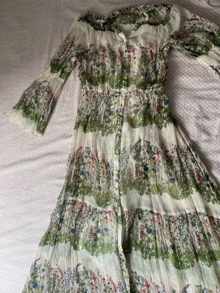 Vestido Maje floral midi