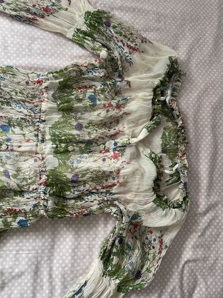 Vestido Maje floral midi