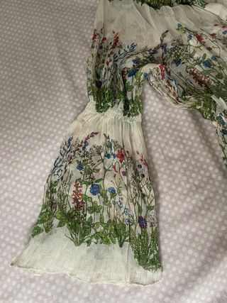 Vestido Maje floral midi