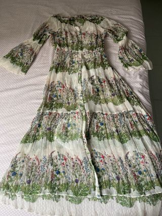 Vestido Maje floral midi