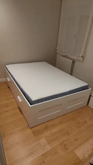 Cama Brimnes 140x200 + Colchón Ikea