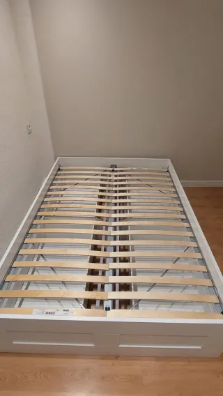 Cama Brimnes 140x200 + Colchón Ikea