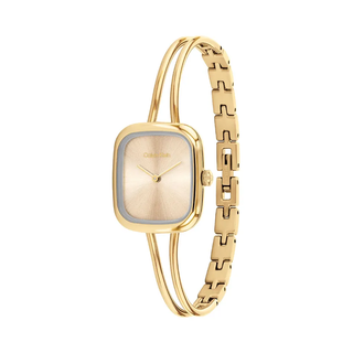 Orologio Calvin Klein Donna Rettangolare Oro