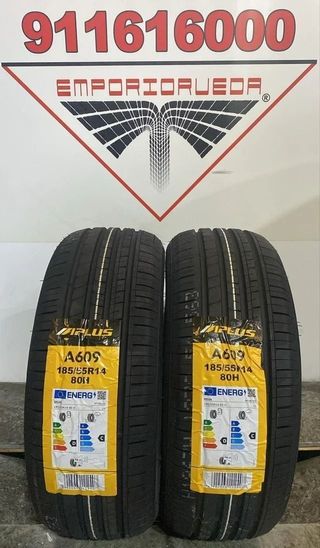 4UD 185 55 14 H APLUS RUEDA NUEVA YA MONTADA