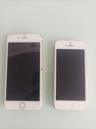 Lotto 7 telefoni cellulari Apple, LG, Samsung, Wiko