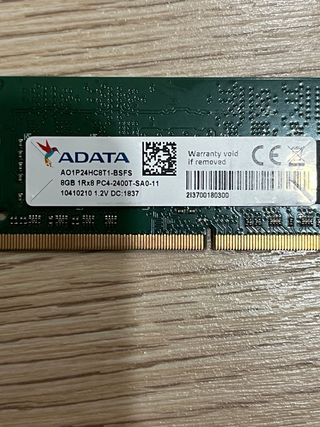 Memoria RAM ADATA 8GB DDR4