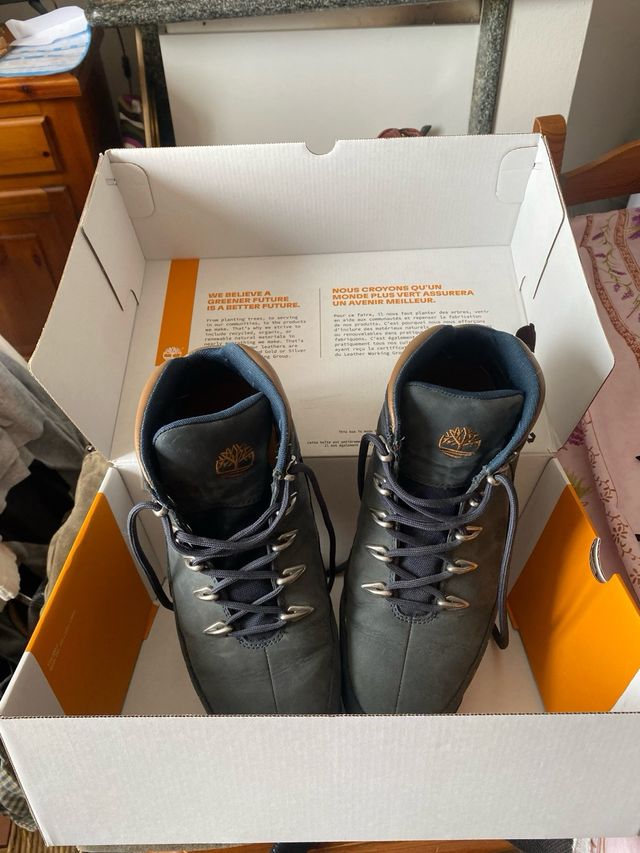 Scarponcini Timberland Blu/Marrone