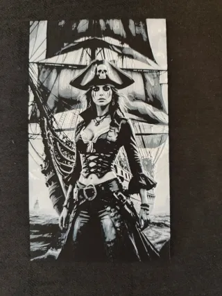 Arte Hueforge Chica Pirata