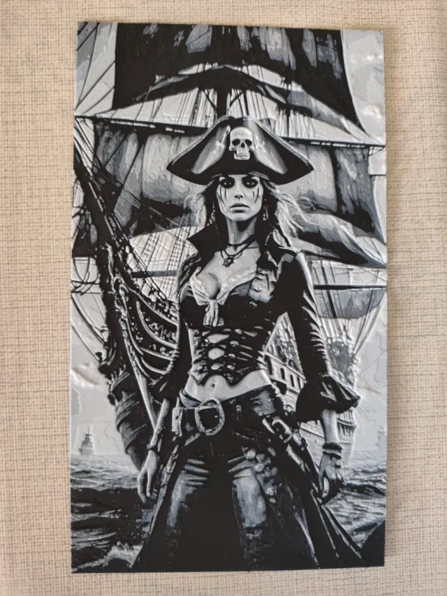 Arte Hueforge Chica Pirata