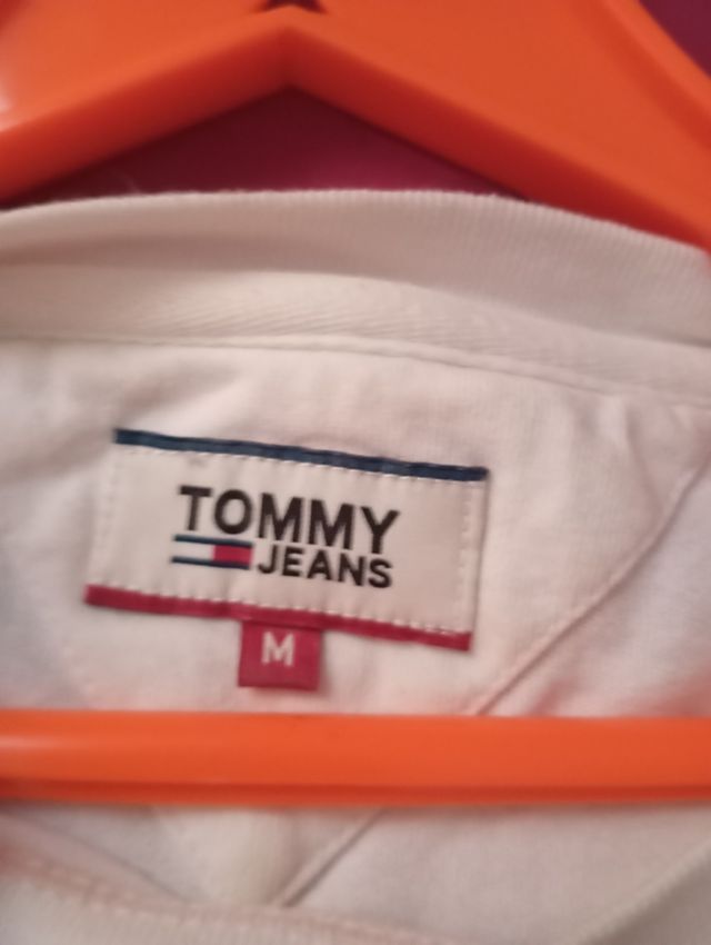 Camiseta Tommy Jeans Blanca Talla M