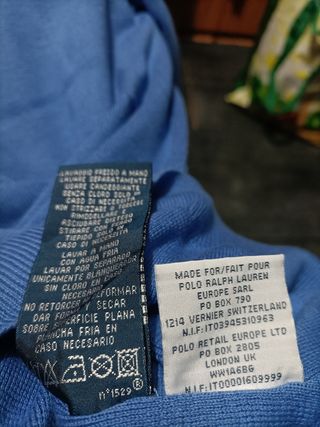 Jersey Polo Ralph Lauren Azul Talla XXL