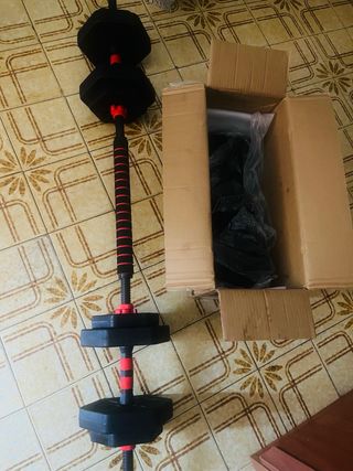 Mancuernas 30kg - 2 en 1