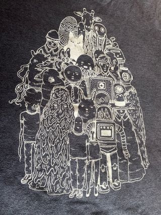 Camiseta Converse Gris Estampada