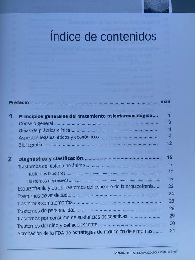 Manual de psicofarmacología clínica sexta edición
