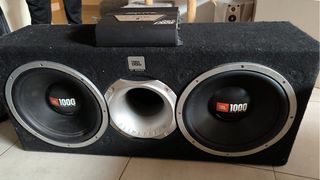 Subwoofer JBL Doble GT Series etapa ALPINE 350RMS