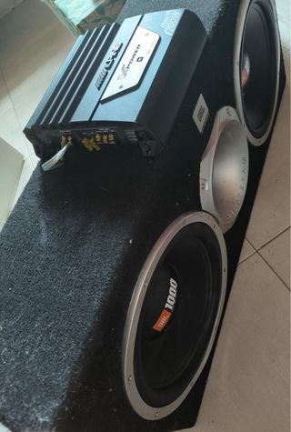 Subwoofer JBL Doble GT Series etapa ALPINE 350RMS