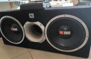 Subwoofer JBL Doble GT Series etapa ALPINE 350RMS