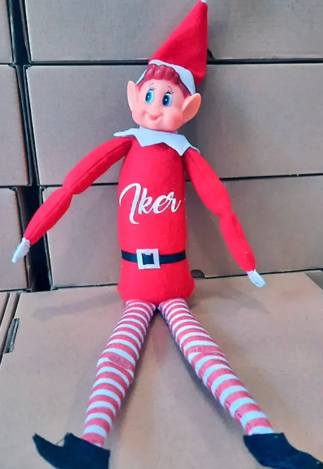 Elfo Navideño Personalizado con Nombre