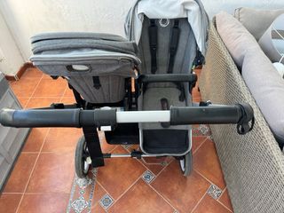 Carrito Gemelar Bugaboo Gris