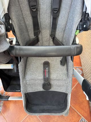 Carrito Gemelar Bugaboo Gris