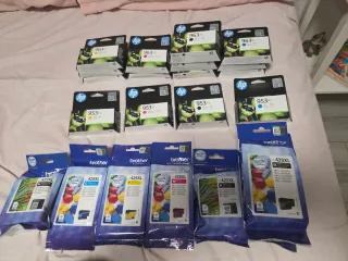 Cartuchos HP y Brother Originales