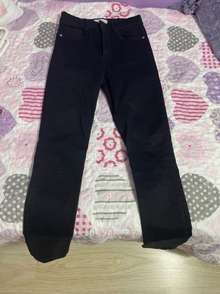Vaqueros mujer talla 36 negros