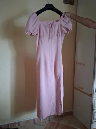 Vestido rosa largo sin estrenar