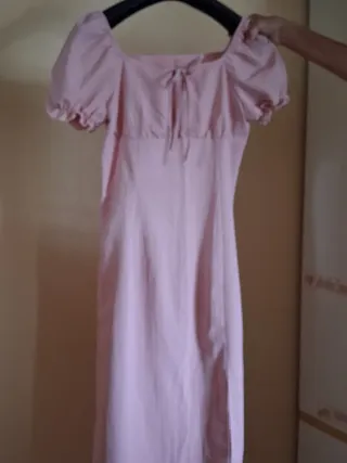 Vestido rosa largo sin estrenar