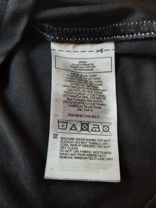Camiseta Adidas Negra Talla M 