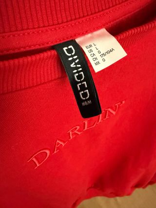 Sudadera roja H&M DARLIN
