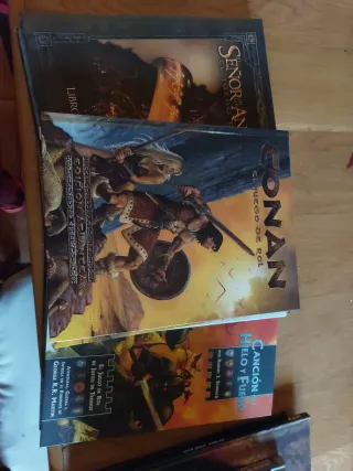 Lote libros rol conan esdla juego de tronos