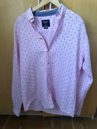 Camisa Springfield Lino Algodón Estampada