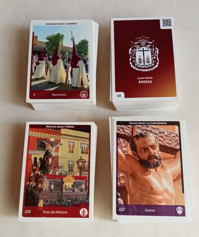 275 Holy Cards Córdoba 2024 Sin Repetir 