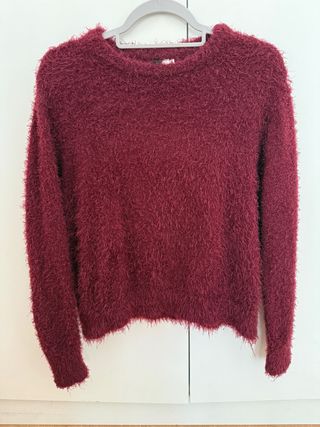 Jersey pelo H&M granate