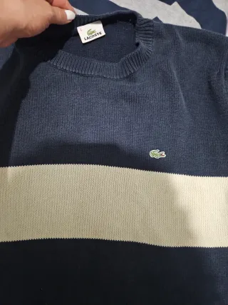 Jersey Lacoste Rayas Talla M